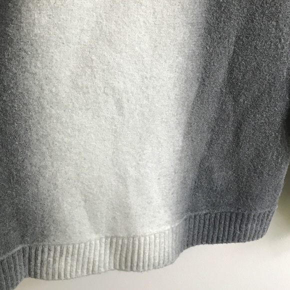 MINNE Grey Cream Ombré Turtleneck Sweater - Picture 10 of 10